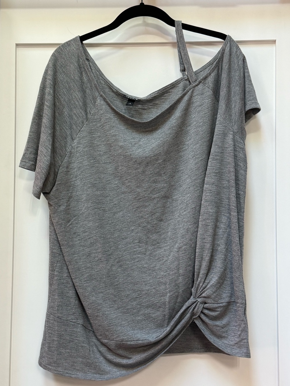 Torrid Gray Off Shoulder Tee
